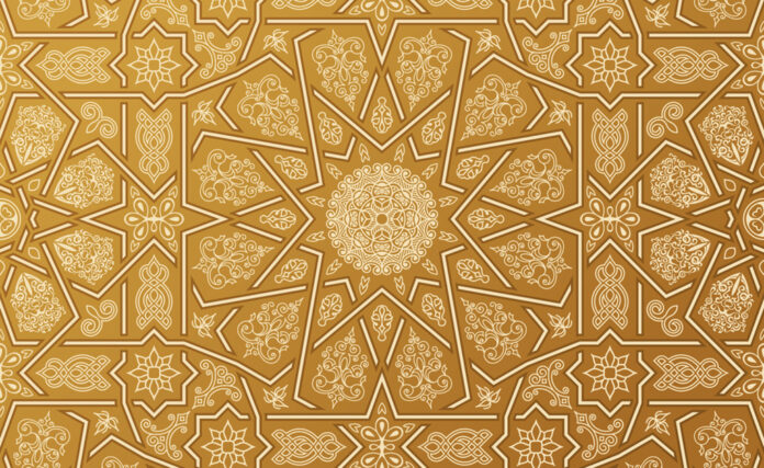 Seamless islamic Moroccan pattern. Arabic geometric ornament. Ge